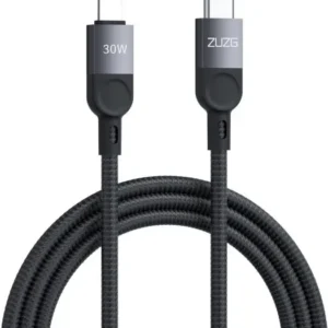 כבל סינכרון וטעינה 30W מחיבור USB Type-C לחיבור Lightning מבית FVI Technologies - אורך כבל 1.2 מטר